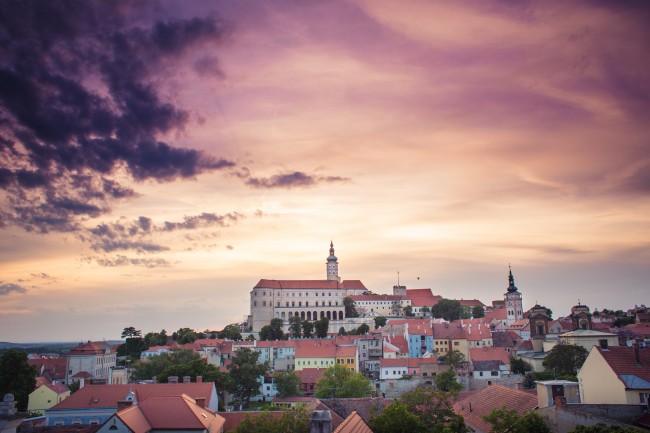 捷克小镇景观图片