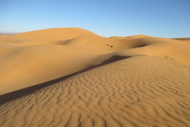 沙漠流沙图片