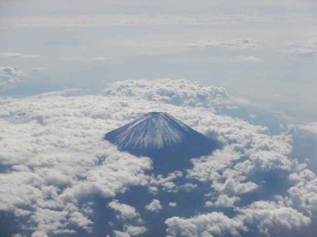 富士山航拍图片