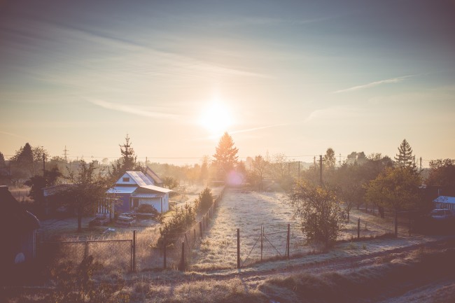 ‘~冬日清晨的乡村图片  ~’ 的图片