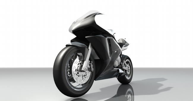 3D酷炫摩托车图片