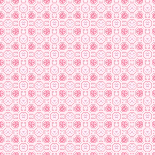 传统粉色花纹素材图片