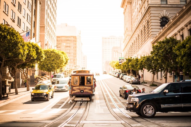 旧金山城市街景图片
