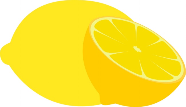 绘画柠檬黄色图片