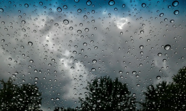 下雨天玻璃背景图片