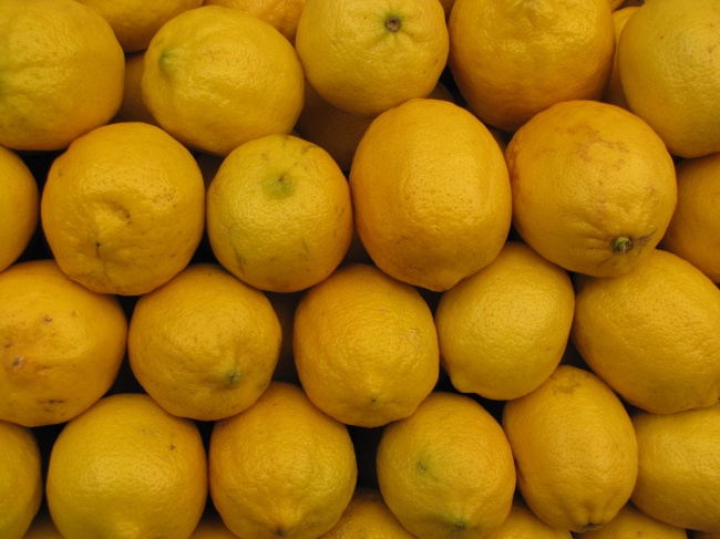 黄柠檬摄影图片