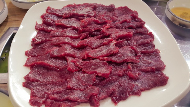 切片火锅牛肉图片