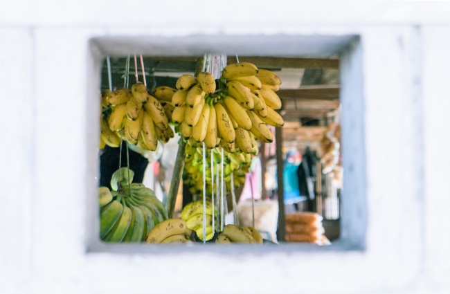 新鲜香蕉串图片