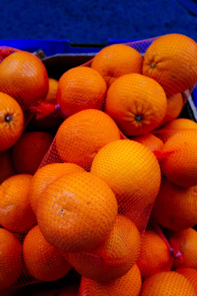 新鲜成熟橘子图片