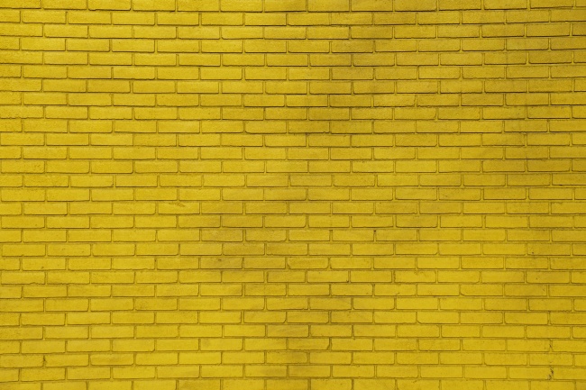 黄色砖墙背景图片