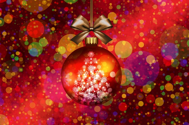 ‘~圣诞树球装饰高清背景  ~’ 的图片