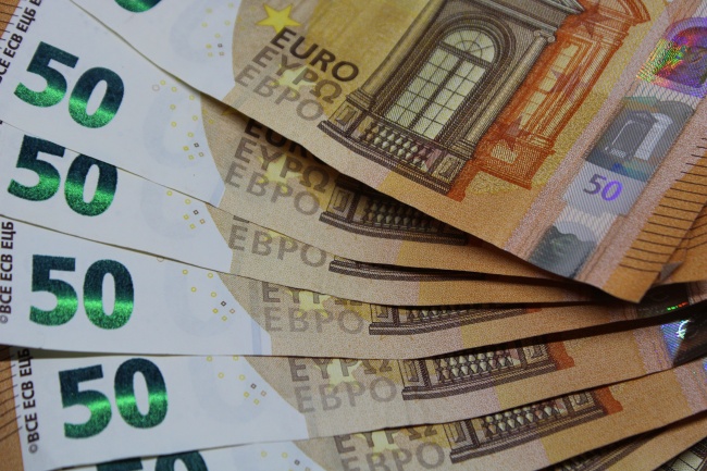 欧元货币钞票图片