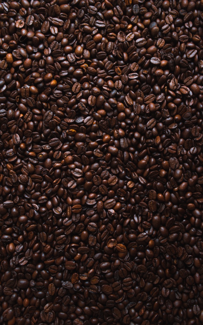 棕色咖啡豆背景图片
