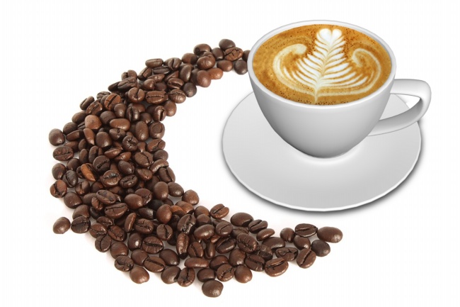 咖啡豆现磨咖啡图片
