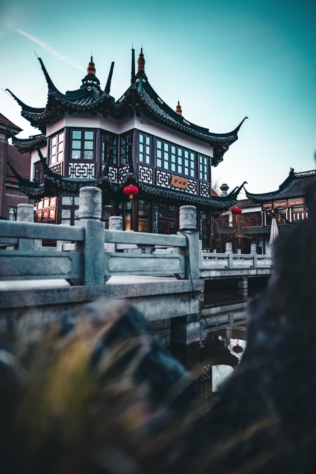 中式古典建筑房屋图片