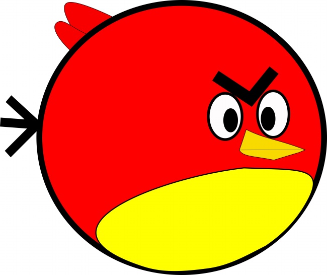 愤怒的小鸟卡通图片