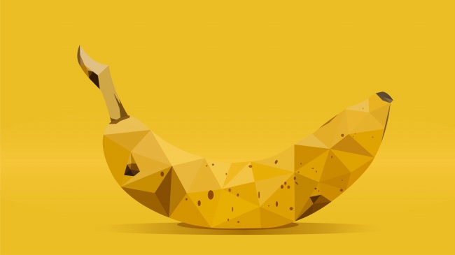 黄色创意香蕉图片