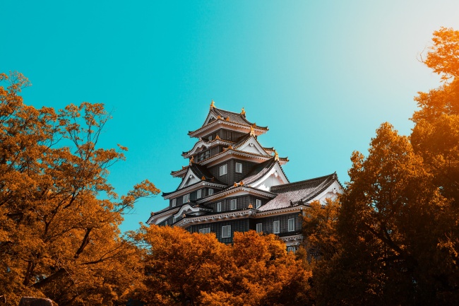 日式传统建筑外观图片