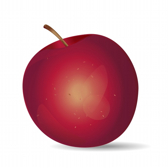 红苹果卡通设计图片
