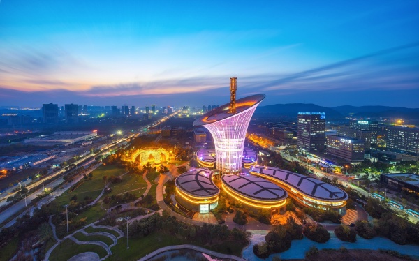 武汉城市夜景图片