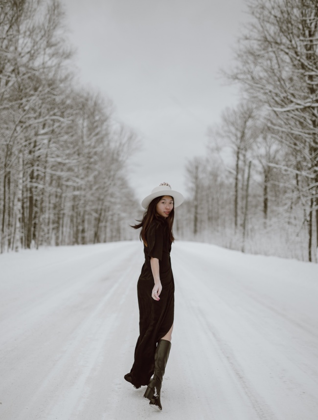 冬季美女时尚大片写真图片