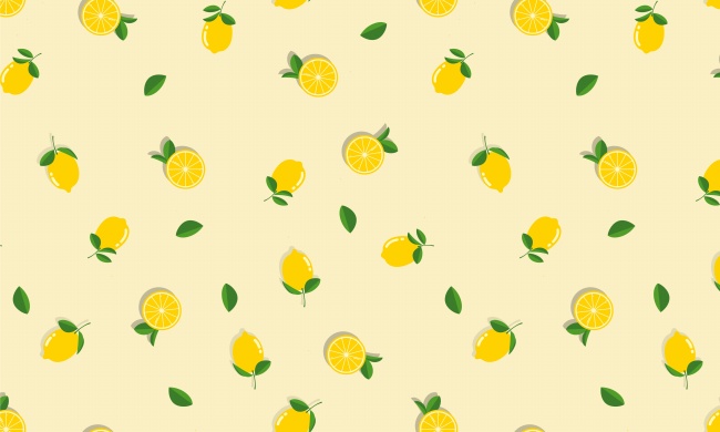 柠檬水果底纹背景图片