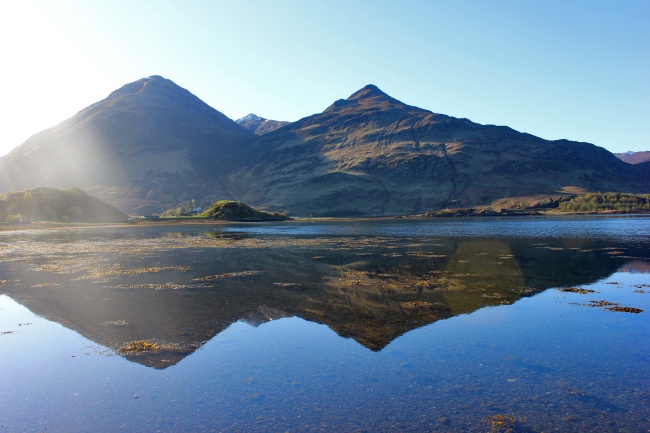苏格兰山水湖泊图片