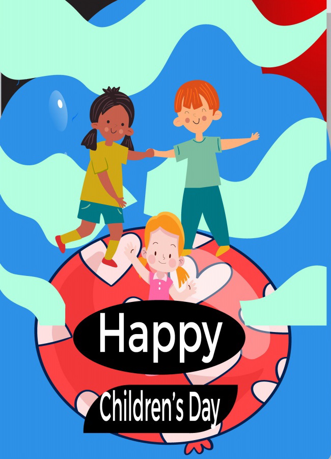 国际儿童节快乐贺卡图片