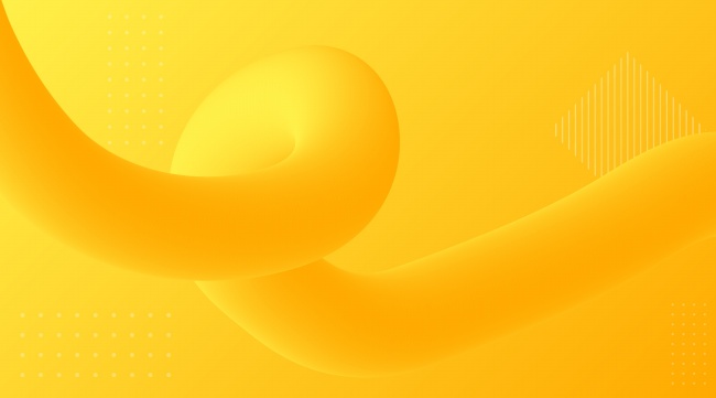 黄色流体艺术背景图片