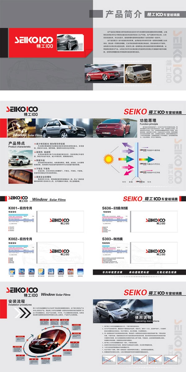 汽车产品画册psd模板PSD素材下载
