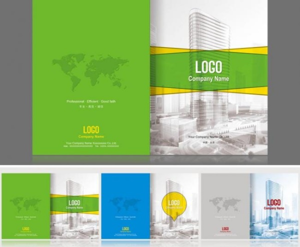 企业画册封面设计PSD素材下载