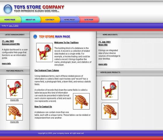 玩具商城网站模板（玩具商城图片）