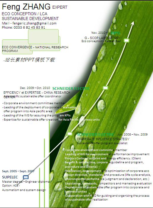 个人简历PPT模板下载