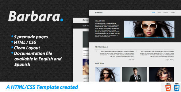 巴巴拉商业HTML5模板