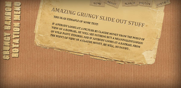 jquery css3随机掉落旋转菜单 脚本代码