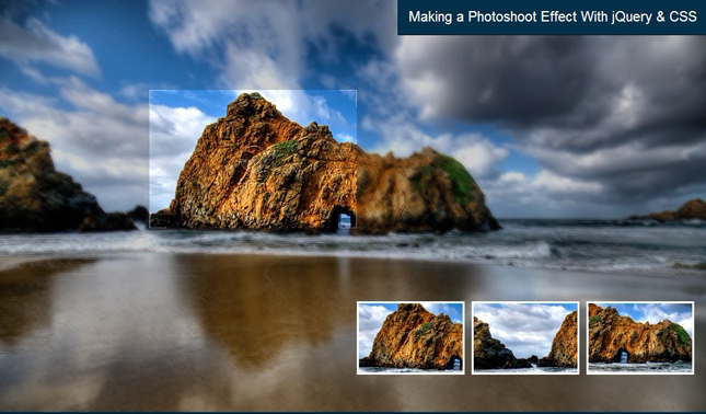 jQuery+css随意抓拍图片效果 脚本代码