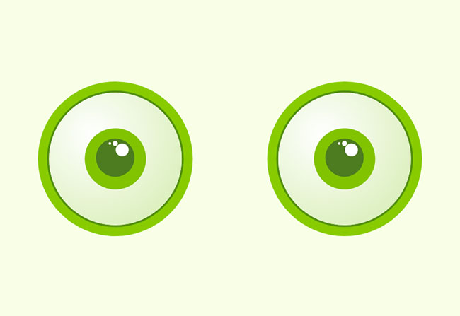 HTML5 SVG眼睛眨眼动画特效（眨眼逐帧动画）