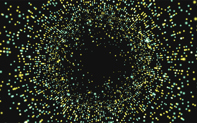 HTML5时光隧道3D粒子特效（3dmax粒子特效动画）