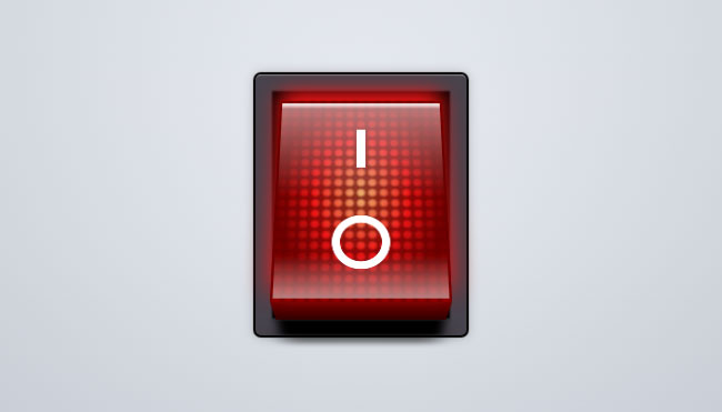 CSS3红色开关按钮特效