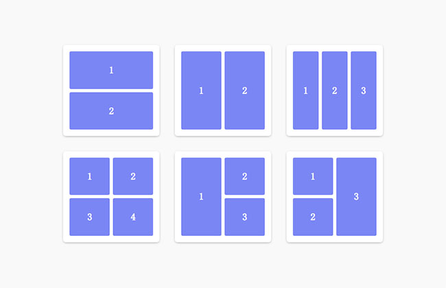 6种CSS网格布局样式特效
